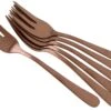 Amefa Austin 1410, 1410AETR06AN6 Fourchettes à Dessert Couleur Cuivre, 6 Pièces