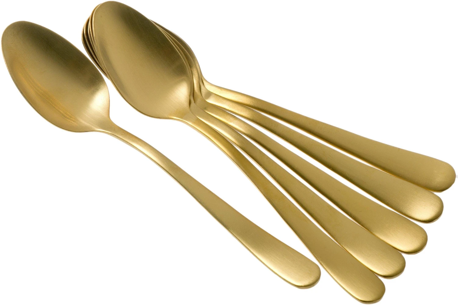 Amefa Austin 1410 Cuillères à Moka Or Mat, 6 Pièces 1 Amefa Austin 1410 Cuillères à Moka Or Mat, 6 Pièces