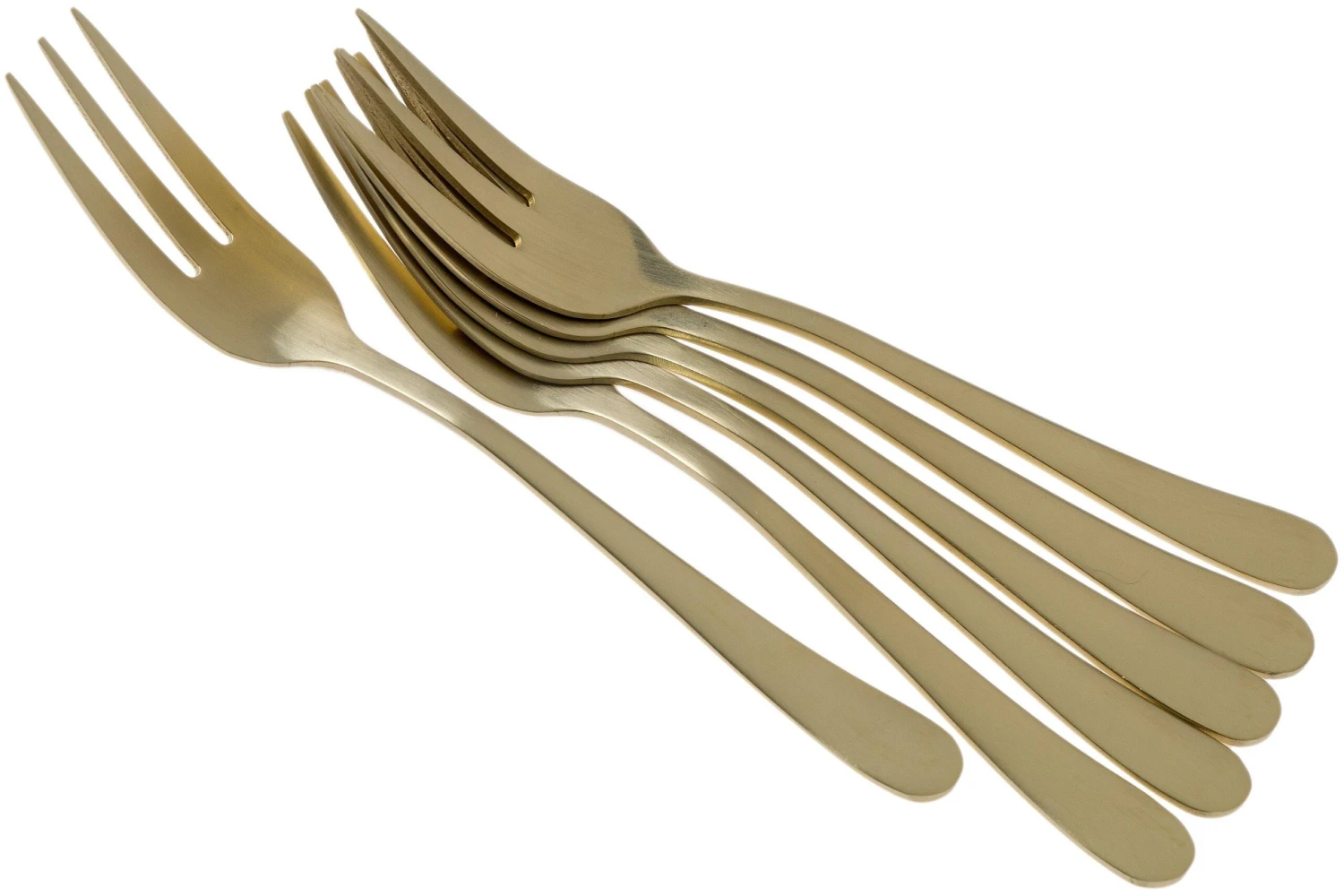 Amefa Austin 1410, 1410AVTR06AN6 Fourchettes à Dessert Couleur Champagne, 6 Pièces 1 Amefa Austin 1410, 1410AVTR06AN6 Fourchettes à Dessert Couleur Champagne, 6 Pièces
