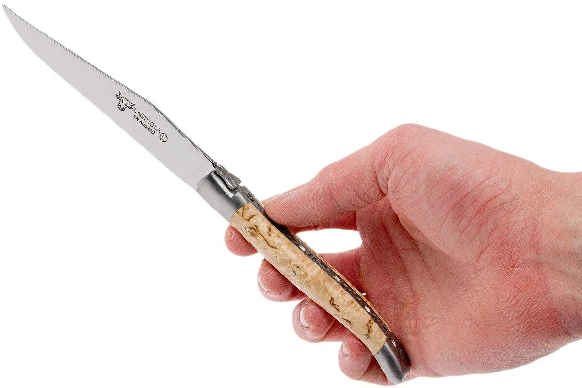Laguiole En Aubrac Set De Couteaux à Steak 6 Pièces Bouleau, 62C99BHIH 6 Laguiole En Aubrac Set De Couteaux à Steak 6 Pièces Bouleau, 62C99BHIH – Image 6