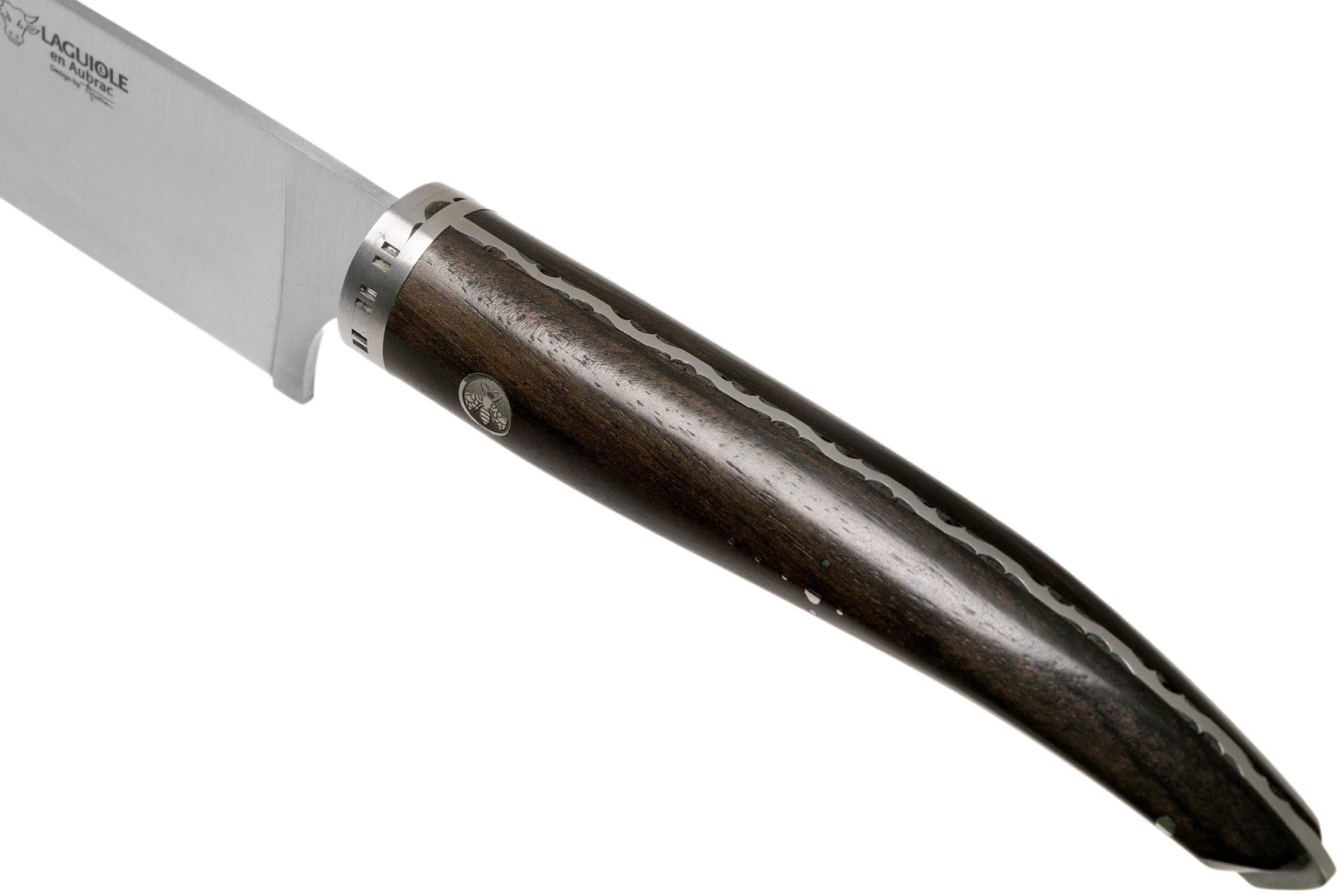 Laguiole En Aubrac Gourmet CGO20EBI Couteau De Chef Bois D'ébène 20 Cm 5 Laguiole En Aubrac Gourmet CGO20EBI Couteau De Chef Bois D'ébène 20 Cm – Image 5
