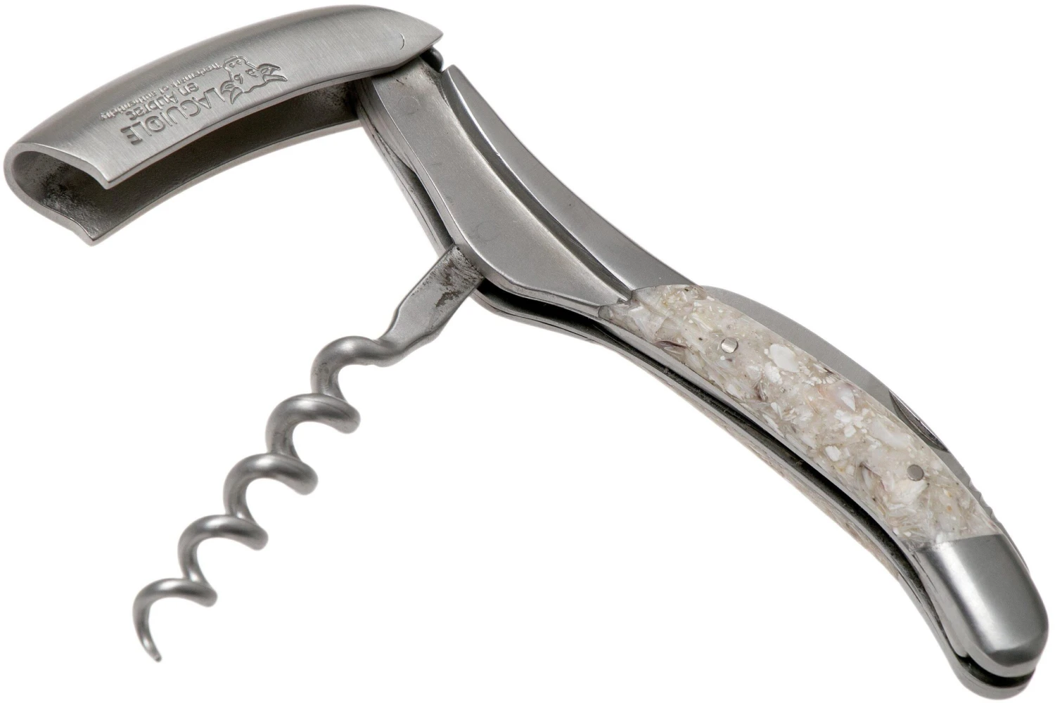 Laguiole En Aubrac SOM99CQHI Couteau Sommelier Coquille D'huître 2 Laguiole En Aubrac SOM99CQHI Couteau Sommelier Coquille D'huître – Image 2