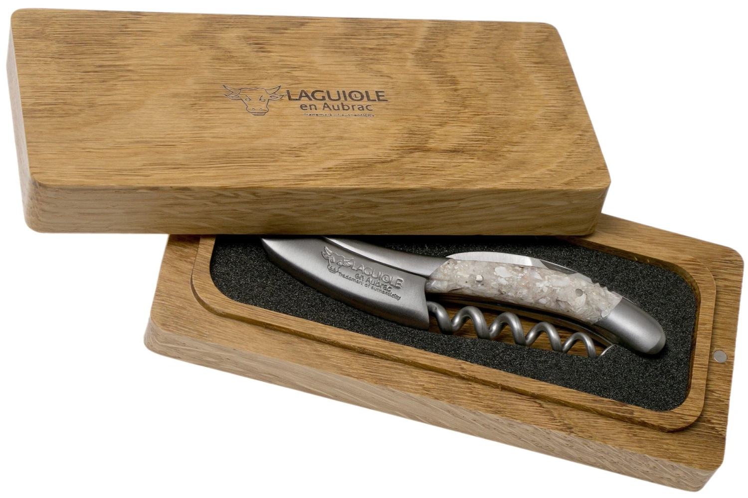 Laguiole En Aubrac SOM99CQHI Couteau Sommelier Coquille D'huître 5 Laguiole En Aubrac SOM99CQHI Couteau Sommelier Coquille D'huître – Image 5
