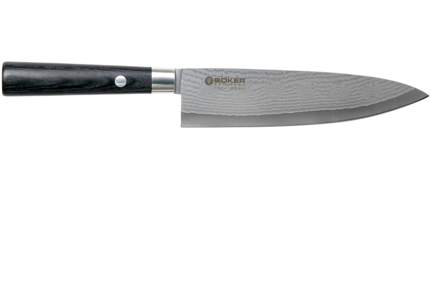 Böker Damast Black Couteau De Chef 15 Cm 130419DAM 2 Böker Damast Black Couteau De Chef 15 Cm 130419DAM – Image 2