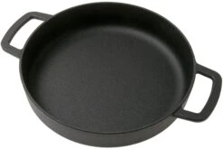 Combekk Sous Chef 192124BL Cocotte 24 Cm Double Poignée, Noir