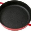 Combekk Sous Chef 192124RD Cocotte 24 Cm Poignée Double, Rouge