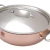 De Buyer Prima Matera Sauteuse En Cuivre 28 Cm, Couvercle Inox 6232.28