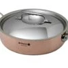 De Buyer Prima Matera Sauteuse En Cuivre 24 Cm Couvercle Inox 6241.24