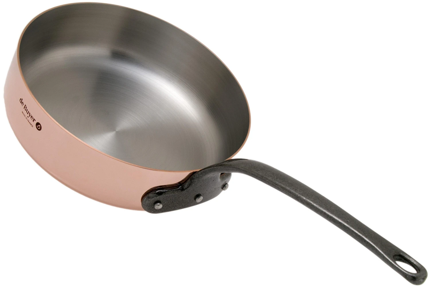 De Buyer Prima Matera Tradition 6330.24 Sauteuse En Cuivre 24 Cm 1 De Buyer Prima Matera Tradition 6330.24 Sauteuse En Cuivre 24 Cm