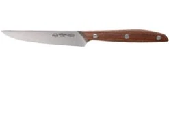 Due Cigni 1896, 2C1003DNO Couteau à Steak Dentelé 11 Cm, Bois De Noyer