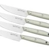 Due Cigni 1896 America 2C1019WSET4, Set De 4 Couteaux à Steak, Blanc