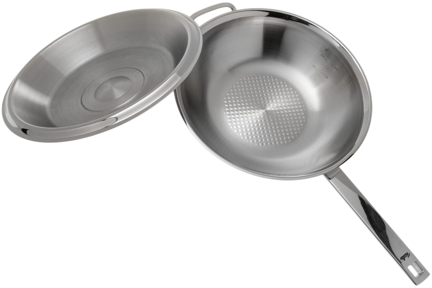 Fissler Original Pro Collection 084-888-30-000 Wok Avec Couvercle, 30 Cm 3 Fissler Original Pro Collection 084-888-30-000 Wok Avec Couvercle, 30 Cm – Image 3