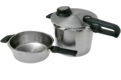 Fissler Vitavit Premium 622-412-12-070, Set Autocuiseur 3 Pièces Avec Panier Vapeur