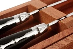 Fontenille Pataud Ensemble De 2 Couteaux à Steak, Corne De Buffle -Victokai Boutique FPLTC2PCN 04 fontenille pataud fpltc2pcn steakmessenset buffel d4