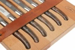 Fontenille Pataud Ensemble De Couteaux à Steak (6 Pièces), Noyer -Victokai Boutique FPLTC6NO 03 fontenille pataud steakmessenset walnoot fpltc6no d3