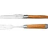 Forge De Laguiole Carving Set Olivewood, 1217INOLF17, Set à Trancher En Bois D'olivier