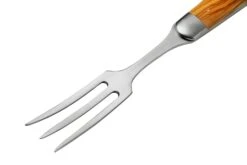 Forge De Laguiole Carving Set Olivewood, 1217INOLF17, Set à Trancher En Bois D'olivier -Victokai Boutique LA1217INOLF17 05 forgedelaguiole