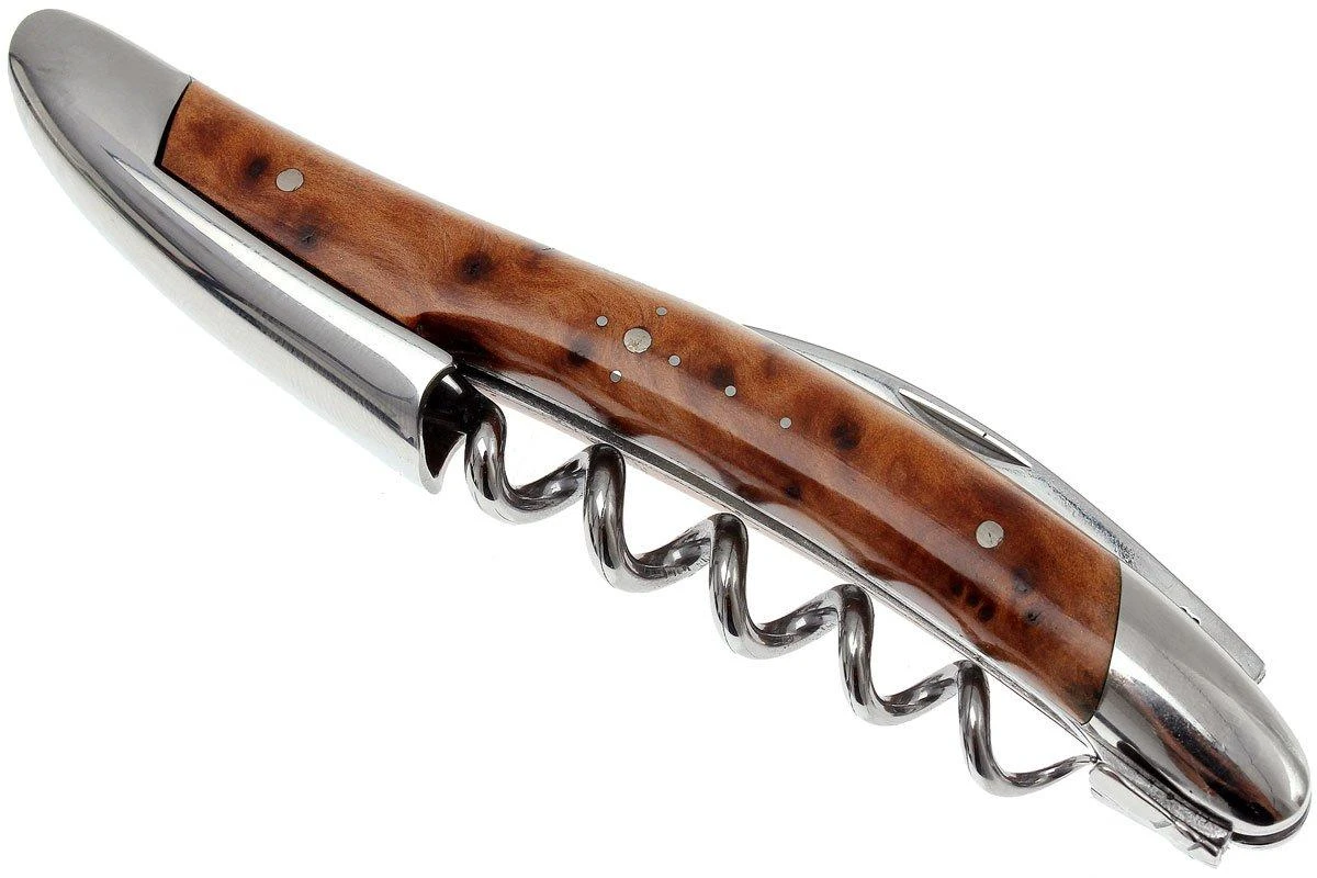 Forge De Laguiole SOM1THBRI, Couteau Sommelier Poli, Thuya-wood 1 Forge De Laguiole SOM1THBRI, Couteau Sommelier Poli, Thuya-wood
