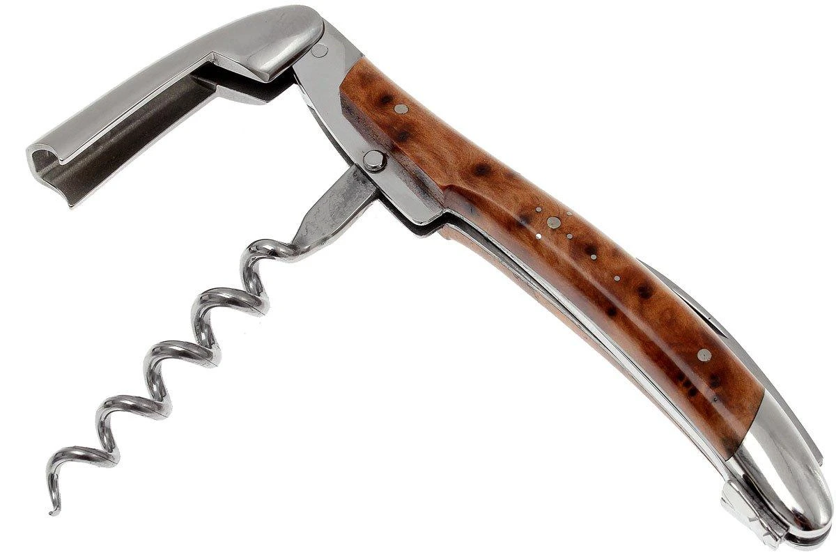 Forge De Laguiole SOM1THBRI, Couteau Sommelier Poli, Thuya-wood 2 Forge De Laguiole SOM1THBRI, Couteau Sommelier Poli, Thuya-wood – Image 2