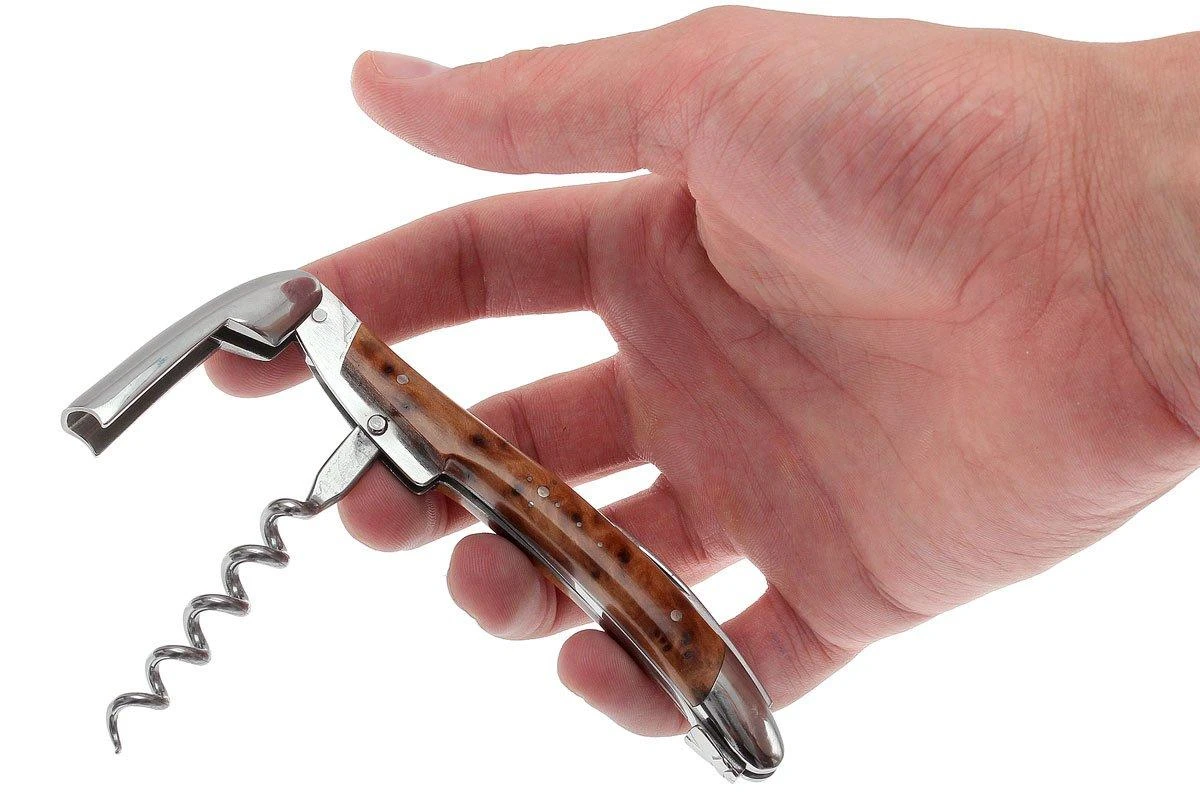 Forge De Laguiole SOM1THBRI, Couteau Sommelier Poli, Thuya-wood 4 Forge De Laguiole SOM1THBRI, Couteau Sommelier Poli, Thuya-wood – Image 4