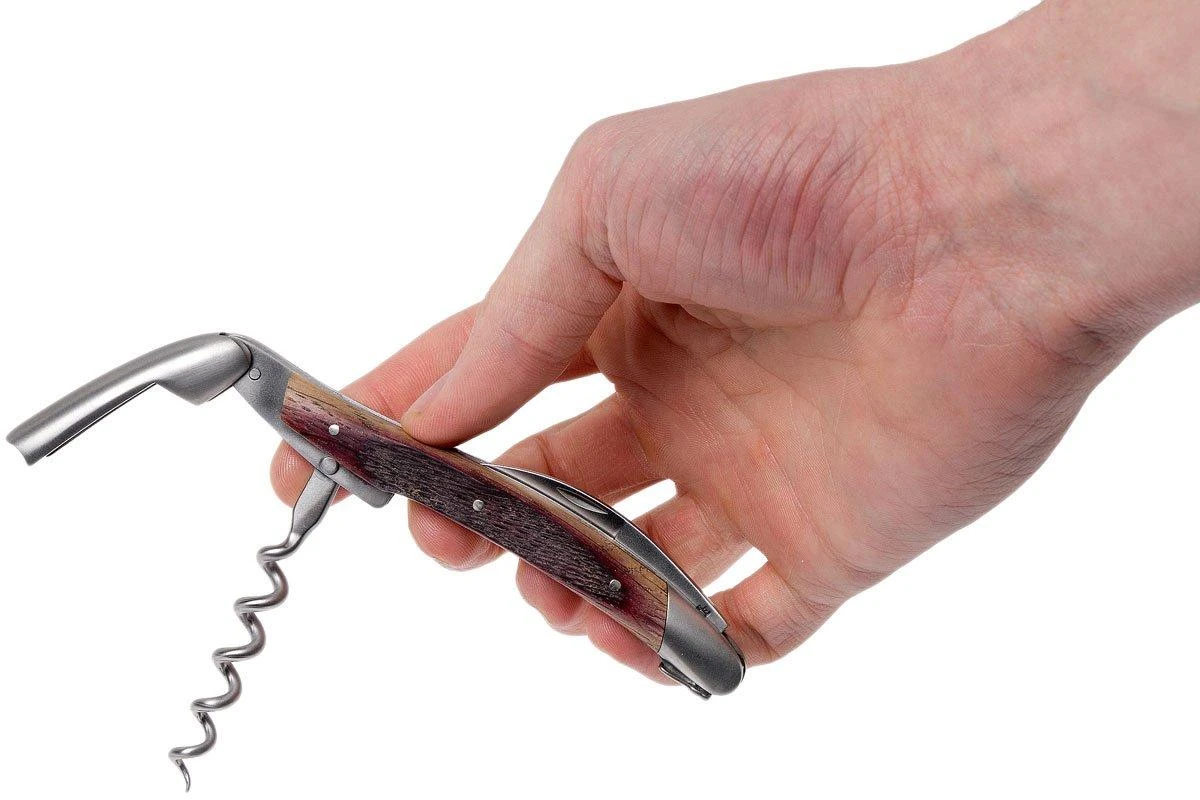 Forge De Laguiole SOMCHB Couteau Sommelier Chêne Matifié 4 Forge De Laguiole SOMCHB Couteau Sommelier Chêne Matifié – Image 4