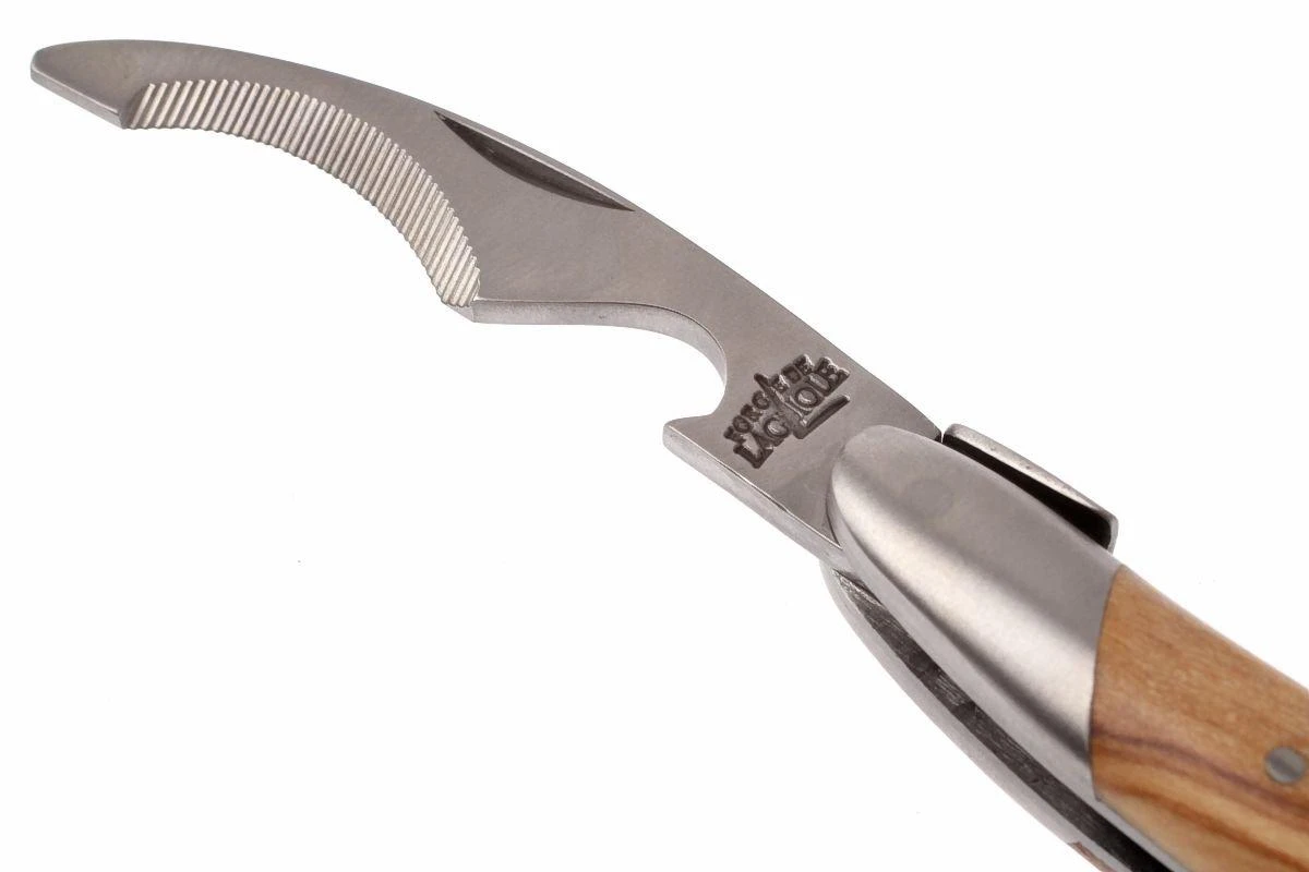 Forge De Laguiole LASOMOL, Couteau De Sommelier, Bois D'olivier 4 Forge De Laguiole LASOMOL, Couteau De Sommelier, Bois D'olivier – Image 4