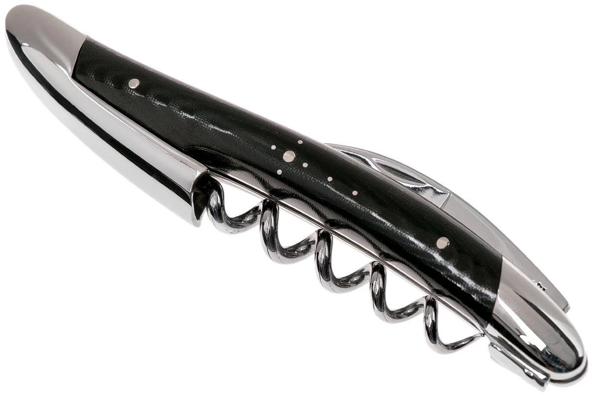 Forge De Laguiole SOMTCNOI Couteau Sommelier Micarta Poli 1 Forge De Laguiole SOMTCNOI Couteau Sommelier Micarta Poli