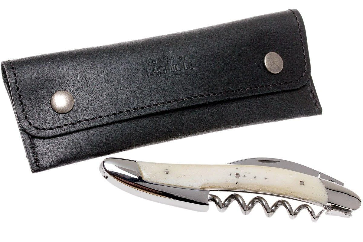 Forge De Laguiole SOMX1OS Couteau Sommelier Poli, Os 7 Forge De Laguiole SOMX1OS Couteau Sommelier Poli, Os – Image 7