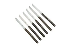 Forge De Laguiole Andrée Putman T6PUTMANFRD Set De 6 Couteaux De Table, Bois De Frêne