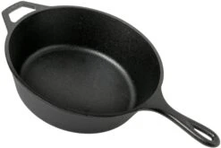 Lodge Cast Iron Deep Skillet Poêle à Frire Profonde L8DSK3, Volume Environ 3 L