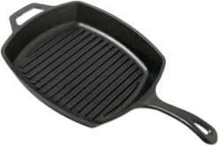 Lodge Grill Pan Poêle à Frire Carrée, Largeur Environ 26,5 Cm