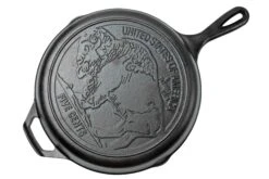 Lodge Classic Cast Iron "Buffalo Nickel" Logo L8SK3BN, Diamètre D'env. 26 Cm, Poêle -Victokai Boutique LG L 8SK3BN 03 lodgeskillet