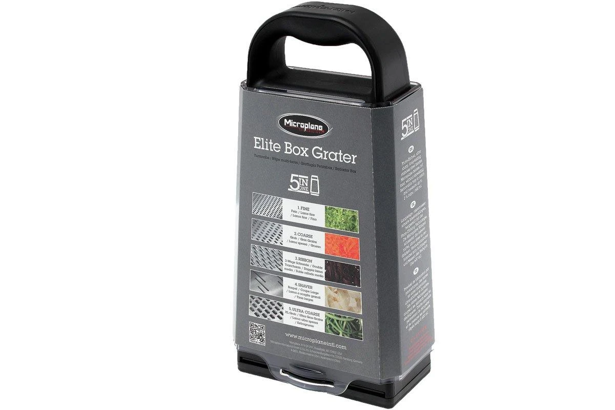 Microplane Elite Box Grater, Râpe 4 Microplane Elite Box Grater, Râpe – Image 4