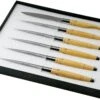 Nontron Christian Ghion Set De Couteaux à Steak, 6 Pièces, Buis, T6TDBU