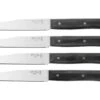 Opinel Facette Slate, Set De 4 Couteaux De Table Micro-dentelés