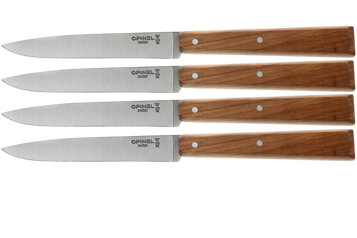 Opinel T001515, Set De Couteaux à Steak, Esprit Sud, Bois D'olivier 1 Opinel T001515, Set De Couteaux à Steak, Esprit Sud, Bois D'olivier