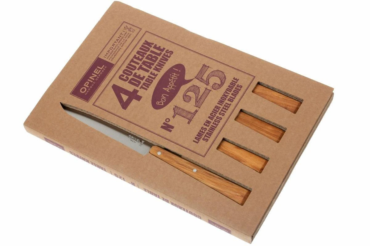 Opinel T001515, Set De Couteaux à Steak, Esprit Sud, Bois D'olivier 5 Opinel T001515, Set De Couteaux à Steak, Esprit Sud, Bois D'olivier – Image 5