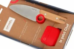 Opinel Couteau De Cuisine Et Protège-doigt 'Le Petit Chef' -Victokai Boutique OPT001744 07 opinel keukenmes vingerbeschermer opt001744 d7