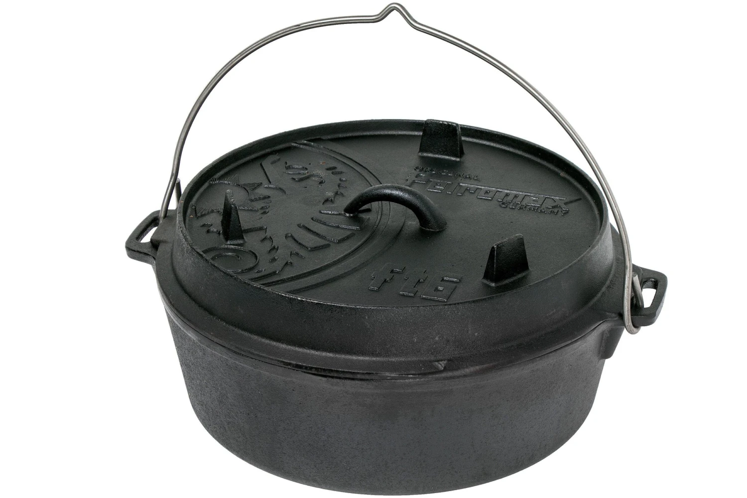 Petromax Dutch Oven FT6 Fond Plat, FT6-T 1 Petromax Dutch Oven FT6 Fond Plat, FT6-T