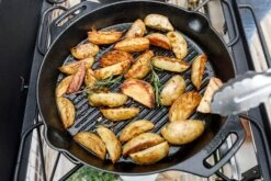 Petromax Fonte Skillet Gril 35 Cm Avec Deux Poignées -Victokai Boutique Petromax gp35h t