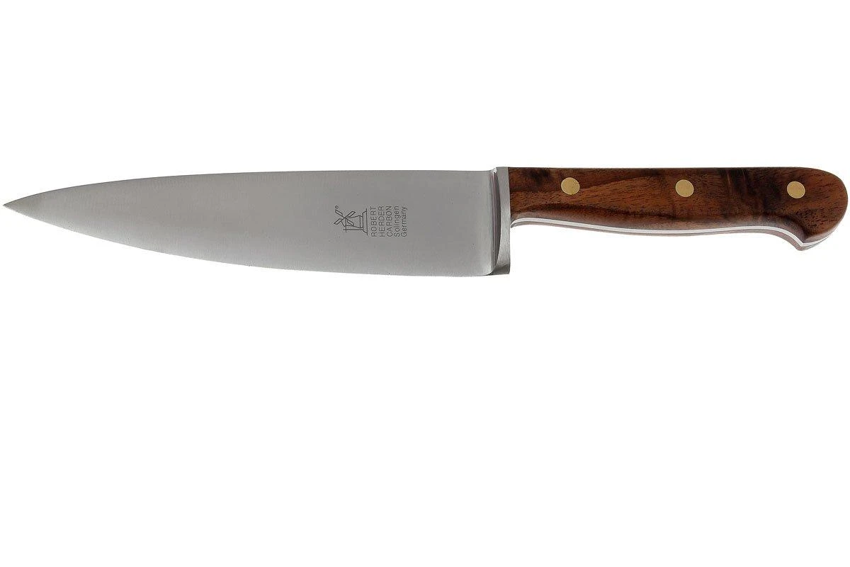 Robert Herder 1922 Couteau De Chef 18 Cm, Noyer 1 Robert Herder 1922 Couteau De Chef 18 Cm, Noyer