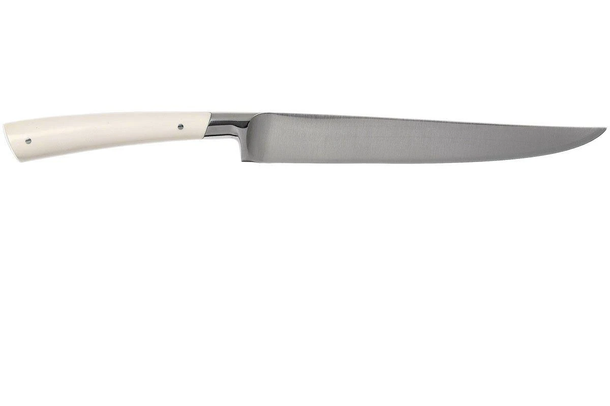Lion Sabatier Edonist Perle Couteau à Trancher La Viande 20 Cm, Blanc, 806881 2 Lion Sabatier Edonist Perle Couteau à Trancher La Viande 20 Cm, Blanc, 806881 – Image 2