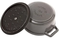 Mini Cocotte Staub 10 Cm, 0,25 L Gris -Victokai Boutique SB1101018 03 staub sb1101018 03