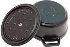 Mini Cocotte Staub 10 Cm, 0,25 L Noir -Victokai Boutique SB1101025 03 staub sb1101025 03