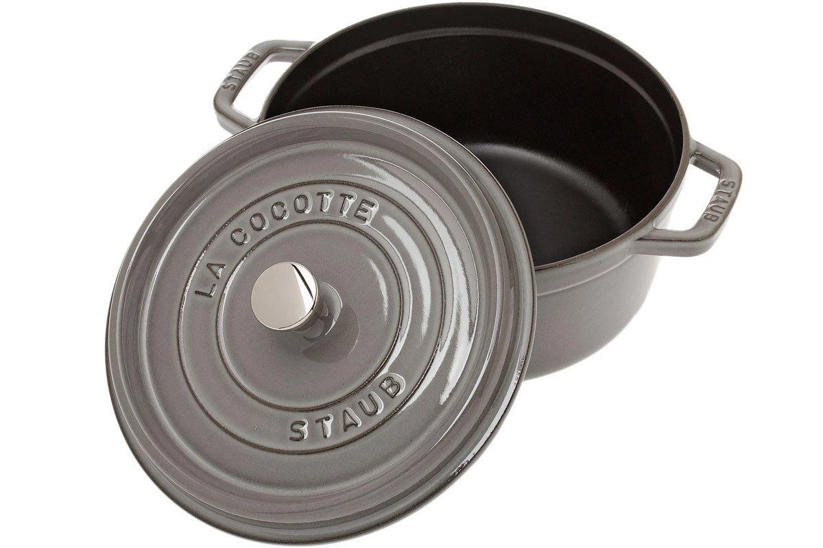 Cocotte Staub 24 Cm, 3,8 L Gris 2 Cocotte Staub 24 Cm, 3,8 L Gris â Image 2