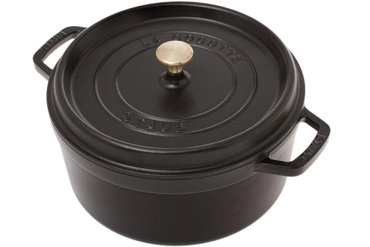 Cocotte Staub 26 Cm, 5,2 L Noir 1 Cocotte Staub 26 Cm, 5,2 L Noir