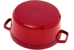Staub Cocotte 26cm, 5,2L, Rouge Avec Panier Vapeur 7 Staub Cocotte 26cm, 5,2L, Rouge Avec Panier Vapeur -Victokai Boutique SB1133806 04 staub sb1133806 04