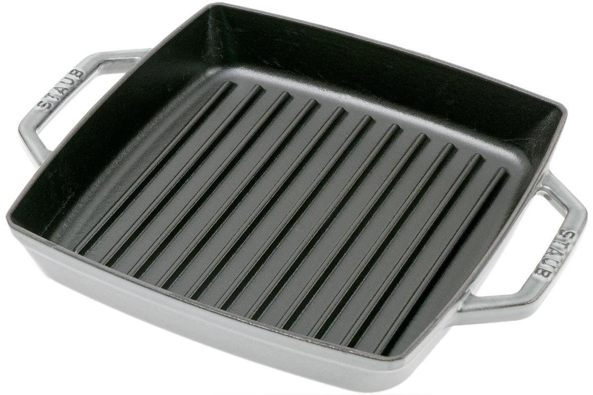 Gril Staub 23cm Carré, Gris 1 Gril Staub 23cm Carré, Gris