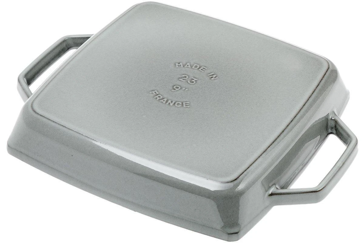 Gril Staub 23cm Carré, Gris 2 Gril Staub 23cm Carré, Gris – Image 2