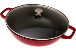Poêle Wok Staub, 30 Cm, 4,4 L Rouge